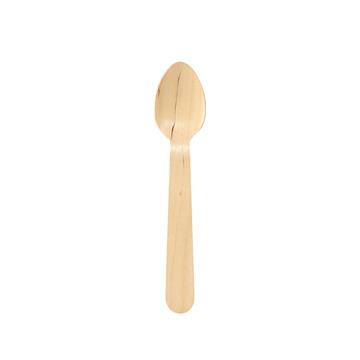 Engångsbestick Duni Kaffesked vaxat trä 11cm 100 /FP