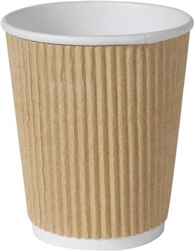 Pappersmugg Duni Ecoecho Tripple Wall Brun 24cl 25 /FP