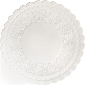Glasunderlägg Duni 8-lag Vit 9cm 500 /FP