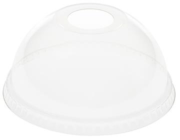 Kupollock med hål Duni Ecoecho Crystal transparent 27/36cl 60 /FP