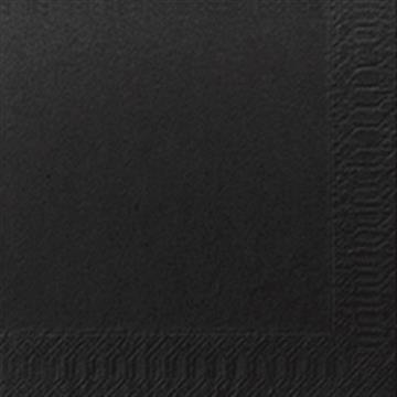 Servett 3-lag Svart 24x24cm 250 /FP