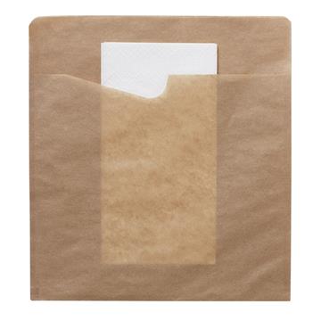 Servettficka Duni Sacchetto Brun 19,4x21cm 300 /KRT