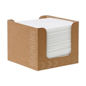 Servett Duni Dunisoft Bio Kartongdispenser Vit 20x20cm 50 /FP