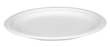 Tallrik Bagasse komposterbar Vit 26cm 50 /FP