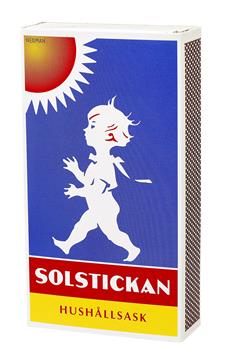 Tändstickor Solstickan Hushållsask 240 /FP