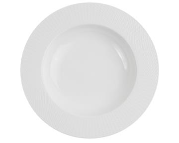 Tallrik Exxent Victoria Djup Vit Ø22,5cm
