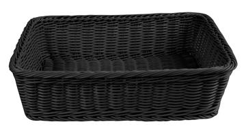 Brödkorg Rektangulär Svart 38x29cm