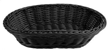 Brödkorg Oval Svart 29x18,5cm
