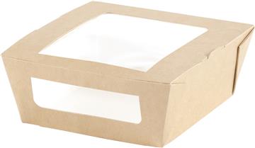 Box Duni rektangulär m fönster ecoecho 450ml 200 /KRT