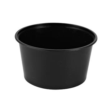 Microform PP 450ml svart Ø120x65mm 50 /FP