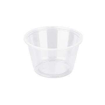 Plastbägare Rund PP Klar Ø74x45mm 110ml 250 /FP