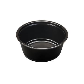 Plastbägare Rund PP Svart Ø74x32mm 90ml 250 /FP