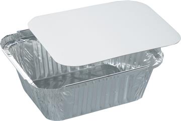 Aluminiumform med lock 450ml 50 /FP