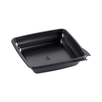 Plastform Duni Gourmet PP Svart 197x197x44mm 1000ml 450 /KRT
