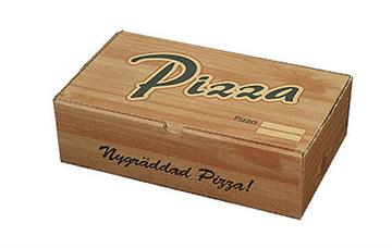 Pizzakartong Calzone Tryckt natur 280x160x80mm 150 /KRT