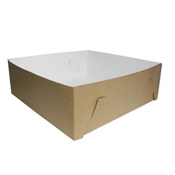Tårtbotten brun/vit 350x350x120 mm 100 /KRT