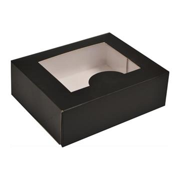 Kartong Fönster svart 145x125x50 mm 200 /KRT
