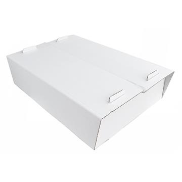 Smörgåstårtkartong Well vit 630x470x120 mm 25 /KRT
