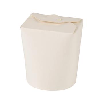 Pappersform Foodbox Kartong/PE Vit Ø83x100mm 500ml 500 /KRT