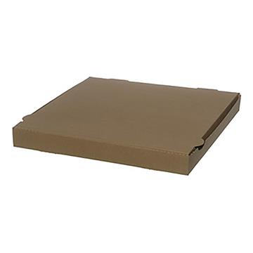 Pizzakartong Well otryckt brun 330x330x35 mm 100 /KRT