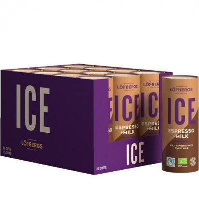 Iskaffe LÖFBERGS ICE Espresso+Milk 230ml