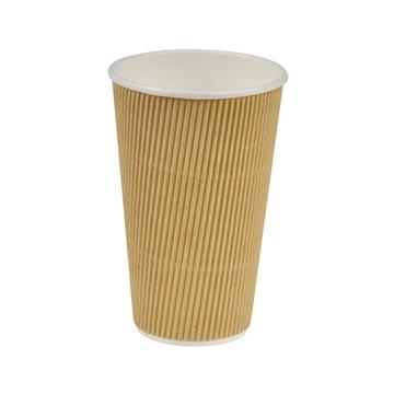 Pappersmugg RW Brun 45cl 25 /FP