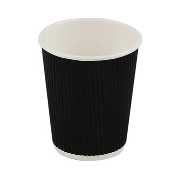 Pappersmugg RW Svart 24cl 25 /FP