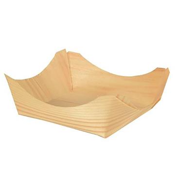 Skål Eco trä fyrkant 3x8x8cm 50 /FP