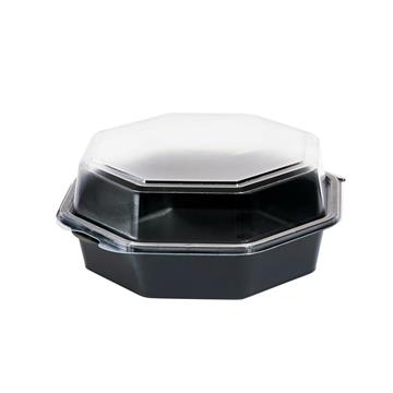 Plastform Duni Octaview PS Svart/Klar 850ml 270 /KRT