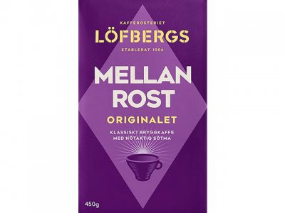 Kaffe LÖFBERGS Mellanrost brygg 450g