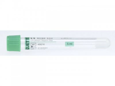 VACUETTE Mintgrön Li-Hep Gel7/5ml 50/FP