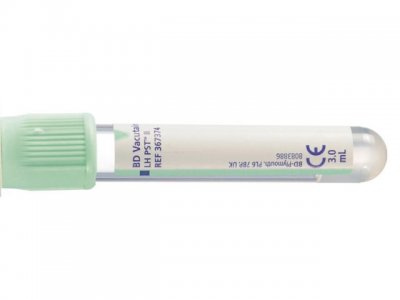 Hemogardrör mintg Lihep+gel 5/3ml100/FP