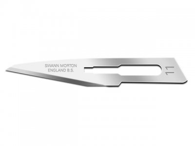 Skalpellblad SwannMorton No11 100/FP