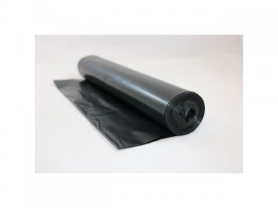 Plastsäck latrin LD 70L 80my svart 10/RL