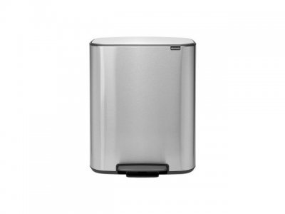 Papperskorg BRABANTIA Pedal Bo 2x30LMatt