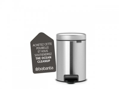 Papperskorg BRABANTIA Pedal New 3L Matt