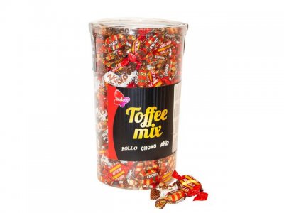 Godis Toffee Mix Tube 1,76kg