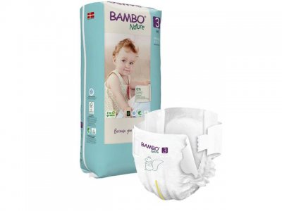 Blöja BAMBO Nature S3 4-8kg TP 52/FP