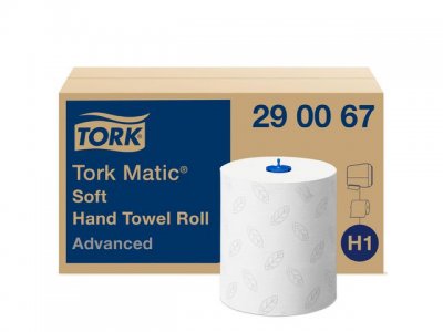 Handduk TORK Adv H1 2-lag vit 150m