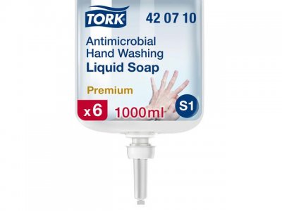 Tvål TORK S1 Antimikrobiell Flyt. 1L