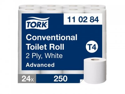 Toalettpapper TORK Adv T4 2-lag 24/FP