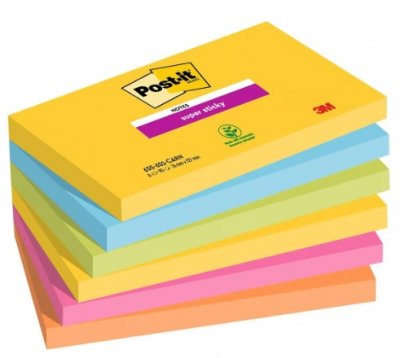Post-it Super Sticky Carnival 76x127mm